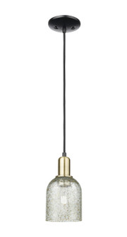 Arcadia One Light Mini Pendant in Black Antique Brass (405|7161PBABG259)