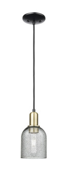 Arcadia One Light Mini Pendant in Black Antique Brass (405|7161PBABG257)