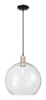Arcadia One Light Mini Pendant in Black Antique Brass (405|7161PBABG12214)