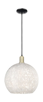 Arcadia One Light Mini Pendant in Black Antique Brass (405|7161PBABG121614WM)