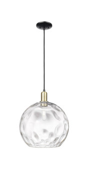 Arcadia One Light Mini Pendant in Black Antique Brass (405|7161PBABG121514)