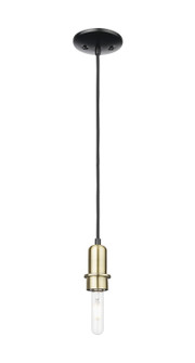 Arcadia One Light Mini Pendant in Black Antique Brass (405|7161PBAB)