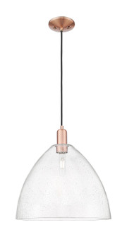 Arcadia One Light Mini Pendant in Antique Copper (405|7161PACGBD164)