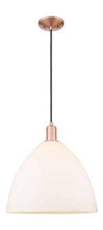 Arcadia One Light Mini Pendant in Antique Copper (405|7161PACGBD161)