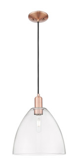 Arcadia One Light Mini Pendant in Antique Copper (405|7161PACGBD122)