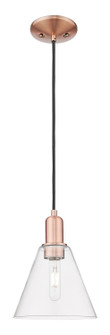 Arcadia One Light Mini Pendant in Antique Copper (405|7161PACGBC82)