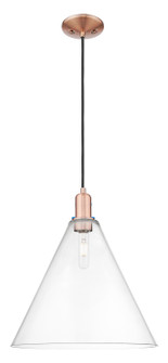 Arcadia One Light Mini Pendant in Antique Copper (405|7161PACGBC162)