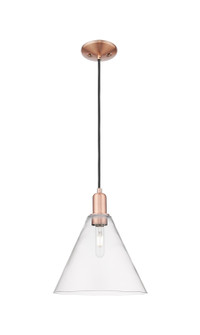Arcadia One Light Mini Pendant in Antique Copper (405|7161PACGBC122)