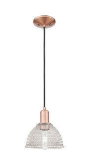 Arcadia One Light Mini Pendant in Antique Copper (405|7161PACG422)