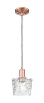 Arcadia One Light Mini Pendant in Antique Copper (405|7161PACG402)