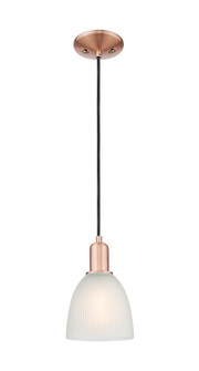 Arcadia One Light Mini Pendant in Antique Copper (405|7161PACG381)