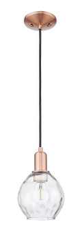 Arcadia One Light Mini Pendant in Antique Copper (405|7161PACG362)