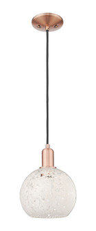 Arcadia One Light Mini Pendant in Antique Copper (405|7161PACG12168WM)