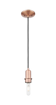Arcadia One Light Mini Pendant in Antique Brass (405|7161PAC)