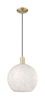 Arcadia One Light Mini Pendant in Antique Brass (405|7161PABG121612WM)