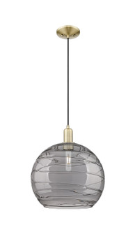 Arcadia One Light Mini Pendant in Antique Brass (405|7161PABG121314SM)