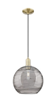 Arcadia One Light Mini Pendant in Antique Brass (405|7161PABG121312CL)