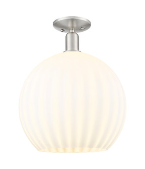 Arcadia One Light Semi-Flush Mount in Brushed Satin Nickel (405|7161CSNG121714WV)