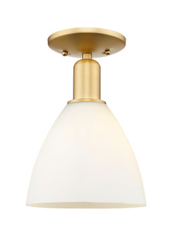 Arcadia One Light Semi-Flush Mount in Satin Gold (405|7161CSGGBD751)