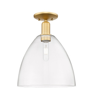 Arcadia One Light Semi-Flush Mount in Satin Gold (405|7161CSGGBD122)
