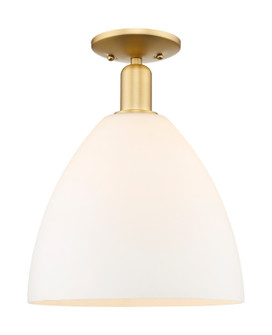 Arcadia One Light Semi-Flush Mount in Satin Gold (405|7161CSGGBD121)