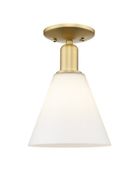 Arcadia One Light Semi-Flush Mount in Satin Gold (405|7161CSGGBC81)
