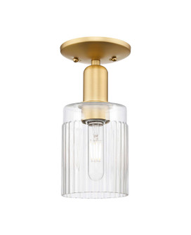 Arcadia One Light Semi-Flush Mount in Satin Gold (405|7161CSGG342)