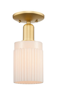 Arcadia One Light Semi-Flush Mount in Satin Gold (405|7161CSGG341)