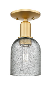 Arcadia One Light Semi-Flush Mount in Satin Gold (405|7161CSGG257)