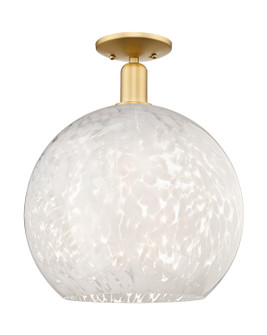 Arcadia One Light Semi-Flush Mount in Satin Gold (405|7161CSGG121614WM)