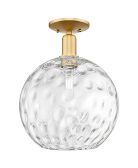 Arcadia One Light Semi-Flush Mount in Satin Gold (405|7161CSGG121512)