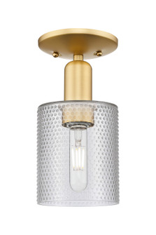 Arcadia One Light Semi-Flush Mount in Satin Gold (405|7161CSGG112)