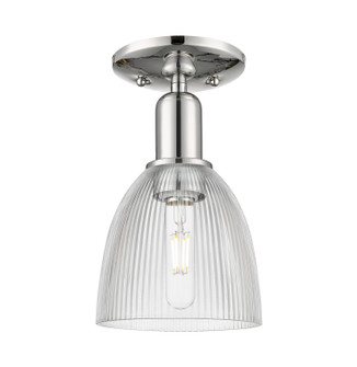 Arcadia One Light Semi-Flush Mount in Polished Nickel (405|7161CPNG382)