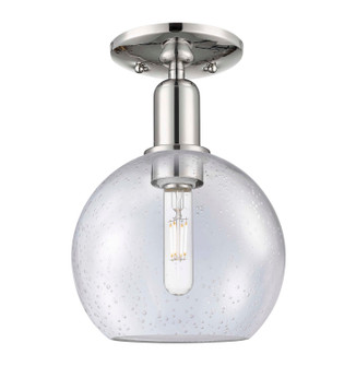 Arcadia One Light Semi-Flush Mount in Polished Nickel (405|7161CPNG1248)