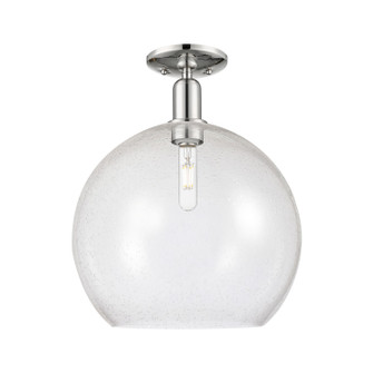 Arcadia One Light Semi-Flush Mount in Polished Nickel (405|7161CPNG12414)