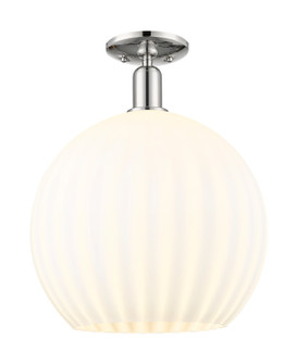 Arcadia One Light Semi-Flush Mount in Polished Nickel (405|7161CPNG121714WV)