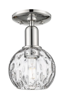 Arcadia One Light Semi-Flush Mount in Polished Nickel (405|7161CPNG12156)