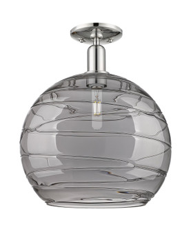Arcadia One Light Semi-Flush Mount in Polished Nickel (405|7161CPNG121314SM)