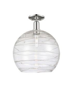 Arcadia One Light Semi-Flush Mount in Polished Nickel (405|7161CPNG121314CL)