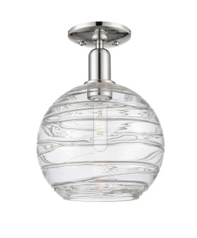 Arcadia One Light Semi-Flush Mount in Polished Nickel (405|7161CPNG121310CL)