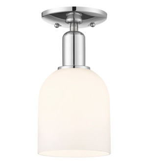 Arcadia One Light Semi-Flush Mount in Polished Chrome (405|7161CPCG5586GWH)