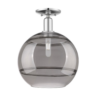 Arcadia One Light Semi-Flush Mount in Polished Chrome (405|7161CPCG55612SM)