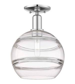 Arcadia One Light Semi-Flush Mount in Polished Chrome (405|7161CPCG55610CL)