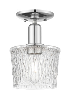 Arcadia One Light Semi-Flush Mount in Polished Chrome (405|7161CPCG402)