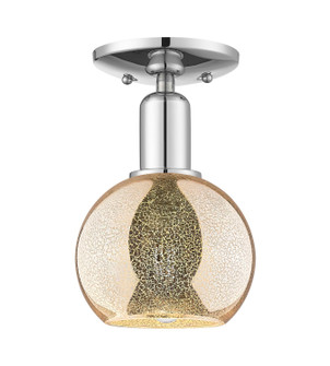 Arcadia One Light Semi-Flush Mount in Polished Chrome (405|7161CPCG1286)