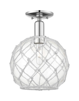 Arcadia One Light Semi-Flush Mount in Polished Chrome (405|7161CPCG12210RW)