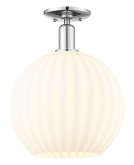 Arcadia One Light Semi-Flush Mount in Polished Chrome (405|7161CPCG121712WV)