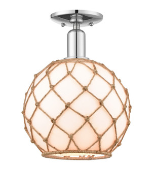 Arcadia One Light Semi-Flush Mount in Polished Chrome (405|7161CPCG12110RB)