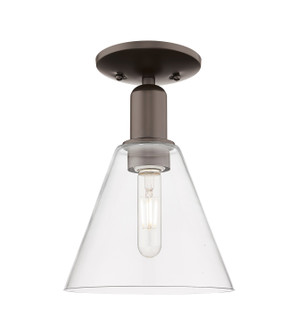 Arcadia One Light Semi-Flush Mount in Oil Rubbed Bronze (405|7161COBGBC82)