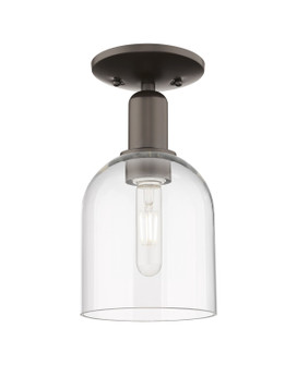 Arcadia One Light Semi-Flush Mount in Oil Rubbed Bronze (405|7161COBG5586CL)